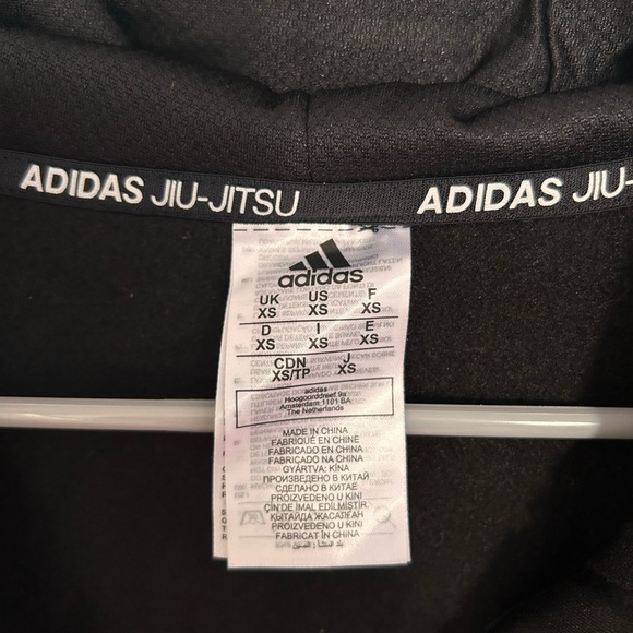 Gracie Barra Competition Team Adidas Jiu Jitsu Zip Hoodie - Picture 4 of 6